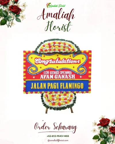 Bunga Papan Congratulation di Pudun Jae